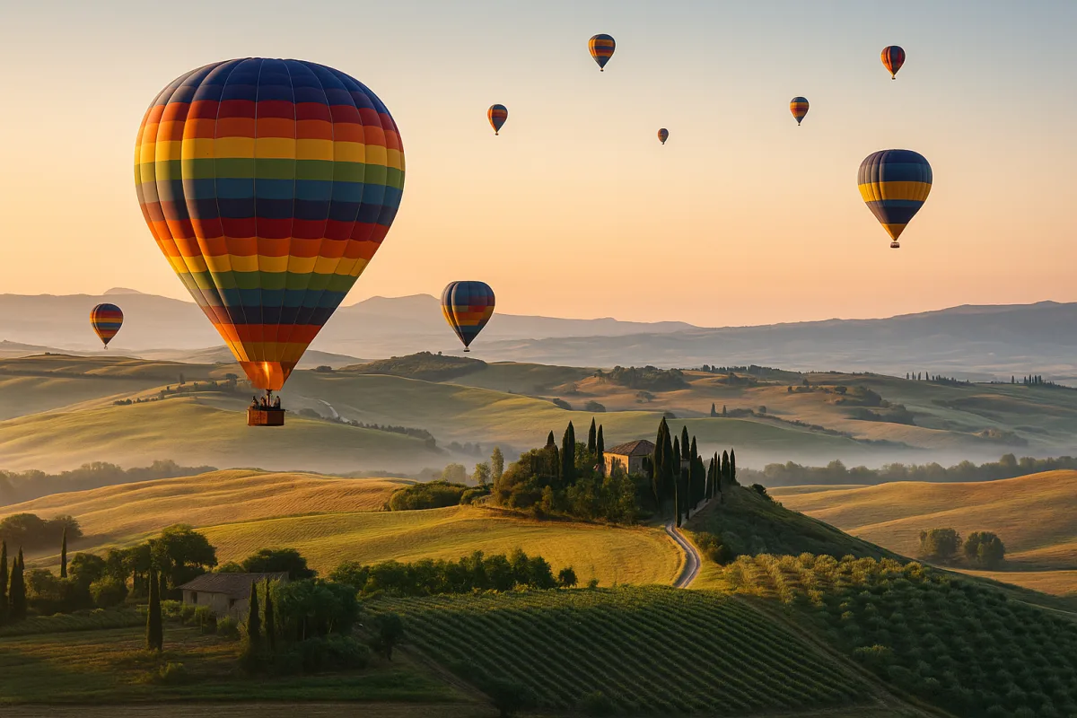 Esperienze di mongolfiera in Italia: il momento migliore per sorvolare paesaggi mozzafiato