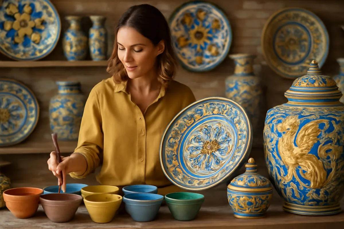Scoprire le ceramiche tradizionali umbre: il segreto del colore che racconta la storia di una terra