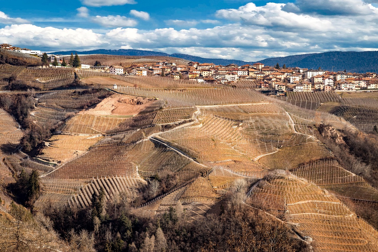 Vista panoramica del villaggio incantevole, circondato da natura e atmosfera suggestiva.